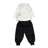 JOHN RICHMOND completo 2pz bicolore shirt-pantalone Bianco/nero per Neonato RIA25020CJ BIANCO/NERO JOHN RICHMOND 