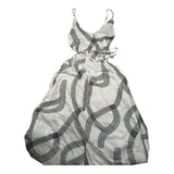 Xacus Abito Bretelline Tinta Unita con Stampe per Bambina 05562 PANNA XACUS 