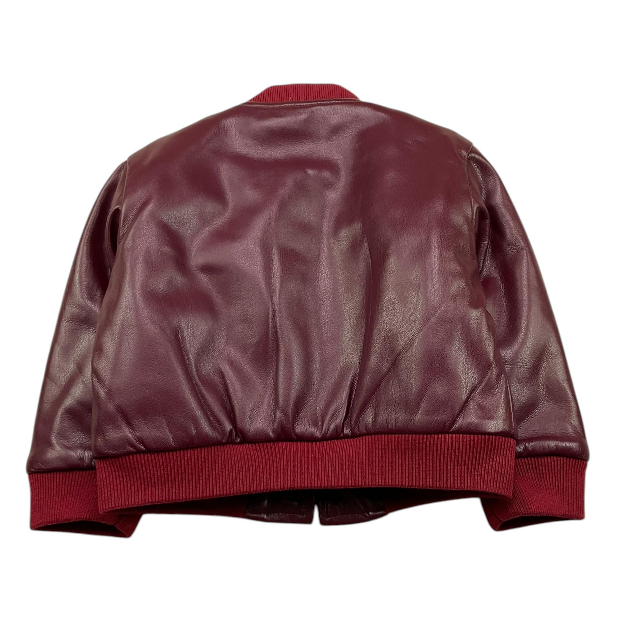 LE BEBE' giubbino in similpelle tinta unita Bordeaux per Neonato LBB5176 BORDEAUX LE BEBE' 