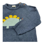 LOSAN maglia girocollo tinta unita con ricami Blu per Neonato 51031383006011 BLU LOSAN 