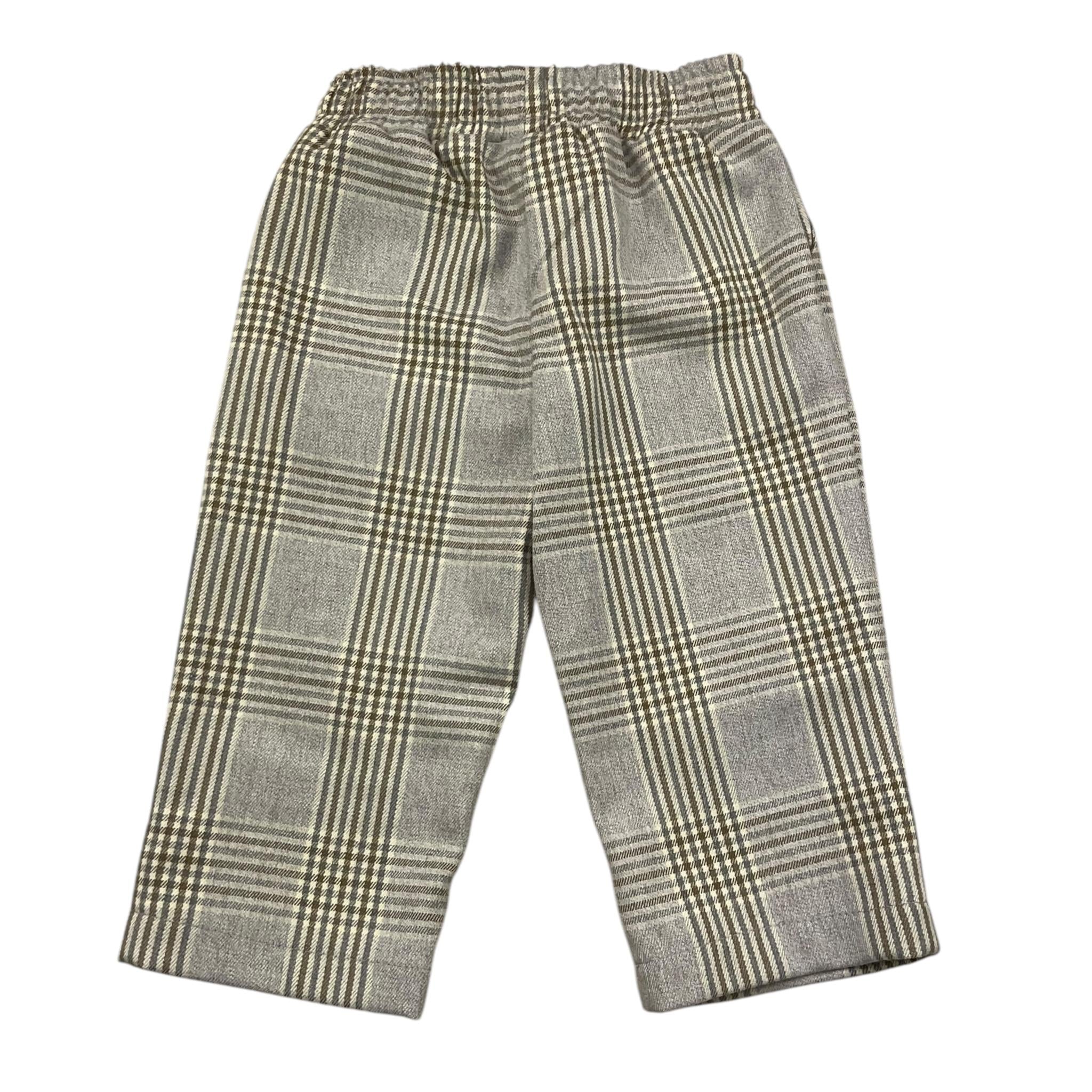 TRUSSARDI pantalone con elastico in vita stampa fantasia Grigio per Neonato TIA25179PA GRIGIO TRUSSARDI 
