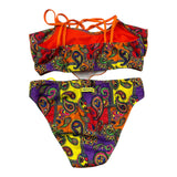 4Giveness Costume 2 Pezzi Fascia-Mutandina Multifantasia Multicolor per Bambina