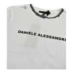 Dsquared2 Shirt Girocollo Tinta Unita con Stampa per Bambino 1231M1362 BIANCO DSQUARED2 