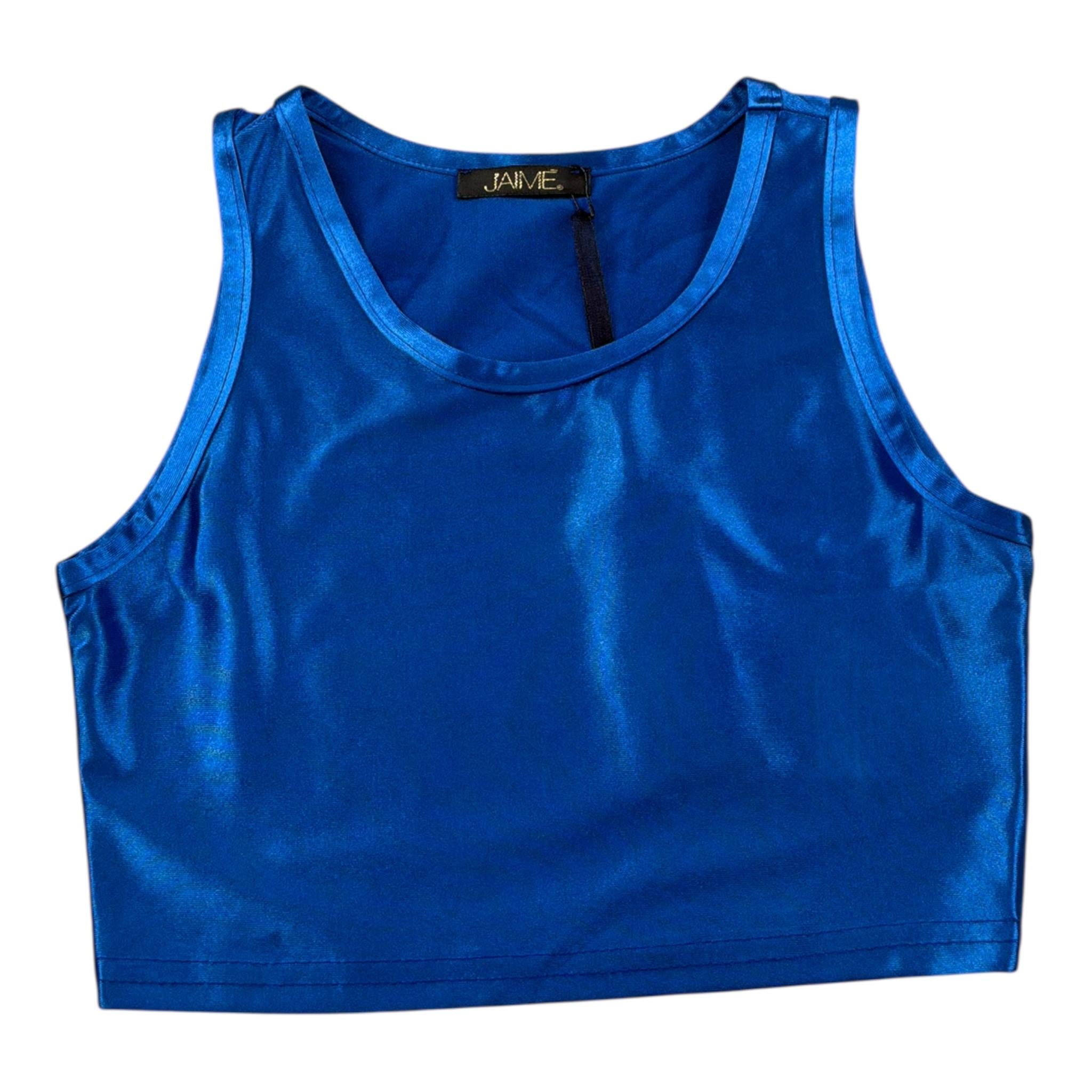 J'Aime' Top Giromanica tinta unita Cobalto per Bambina 5117G COBALTO J'AIME' 