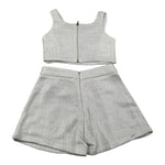 Fun & Fun Completo 2 Pezzi Top-Short per Neonata FNCBTP01031XN GRIGIO FUN & FUN 