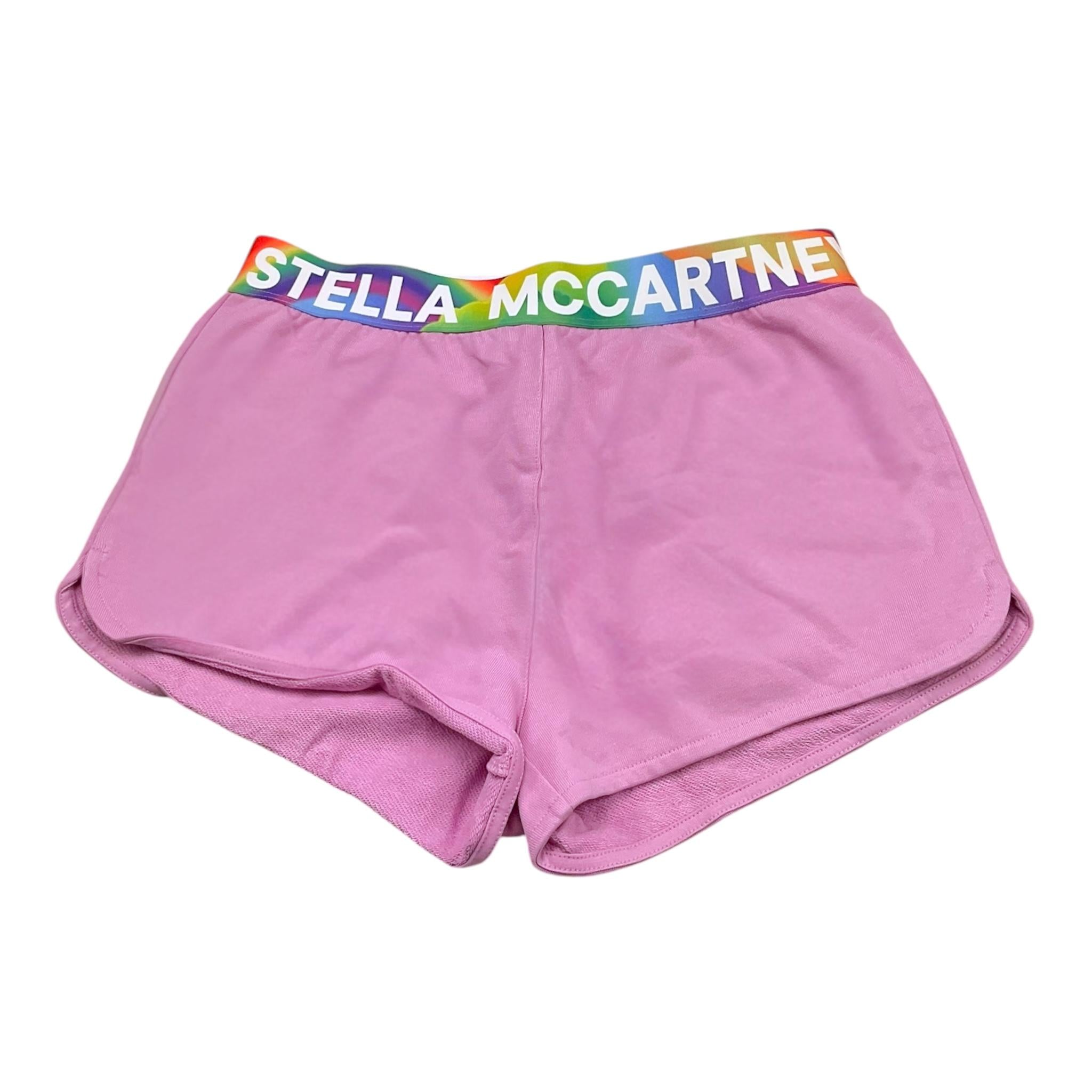 Stella Mccartney Short Tinta Unita con Elastico Logato per Bambina TU6B19Z0499 ROSA STELLA McCARTNEY 