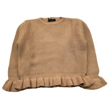 FUN & FUN maglia girocollo tinta unita  Beige per Bambina FBSW00148 BEIGE FUN & FUN 