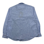 camicia manica lunga tinta unita PP4042 AZZURRO PAOLO PECORA 