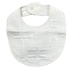 Elisabetta Franchi Bavetta Tinta Unita Logata per Neonata ENBA048 BIANCO ELISABETTA FRANCHI 