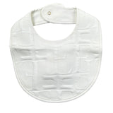 Elisabetta Franchi Bavetta Tinta Unita Logata per Neonata ENBA048 BIANCO ELISABETTA FRANCHI 