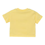 Lacoste T-Shirt Girocollo Tinta Unita con Stampa per Bambino TJ2463 GIALLO LACOSTE 