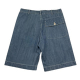 C.P. Company Bermuda Tinta Unita In Denim per Bambino CUQ00A BLU C.P. COMPANY 