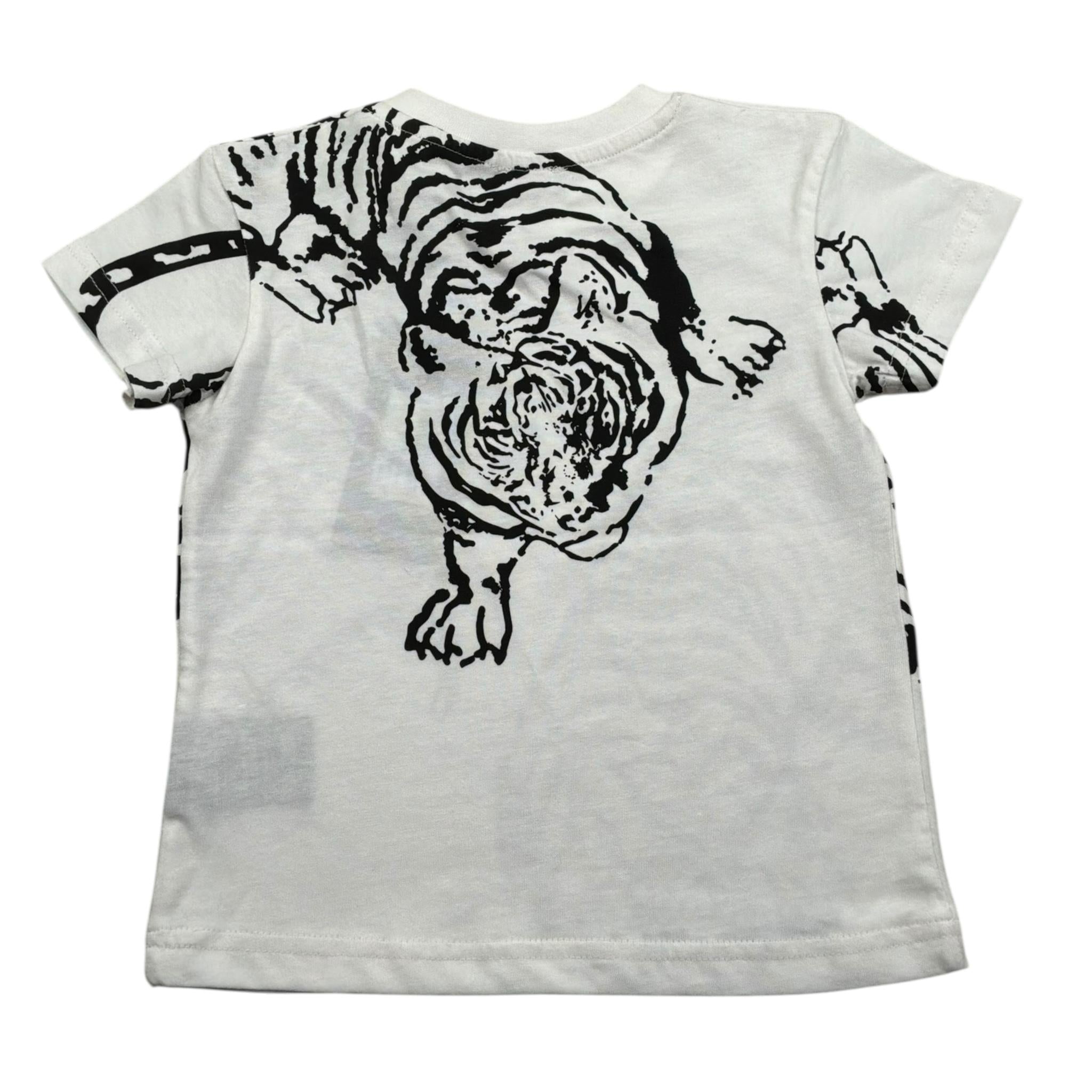 Just Cavalli T-Shirt Girocollo Tinta Unita con Logo per Neonato JIP26130TS BIANCO JUST CAVALLI 