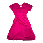 Xacus Abito Mezza Manica Tinta Unita per Bambina 15127 FUXIA XACUS 