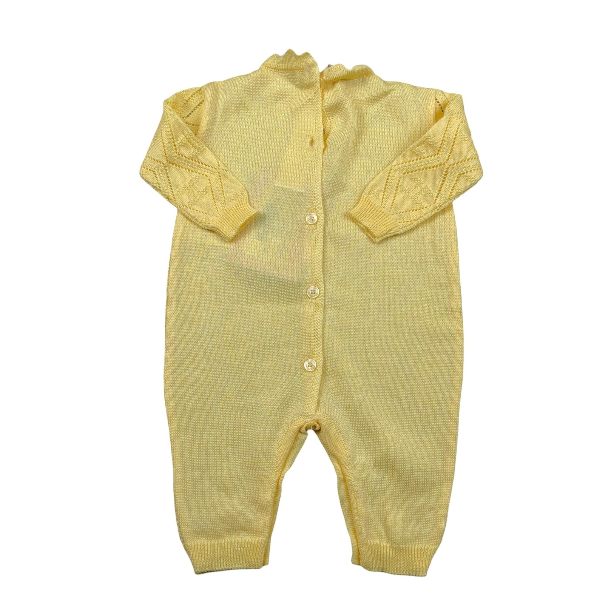 Elisabetta Franchi tutiaTinta Unita Traforato per Neonato ENTU127 GIALLO ELISABETTA FRANCHI 