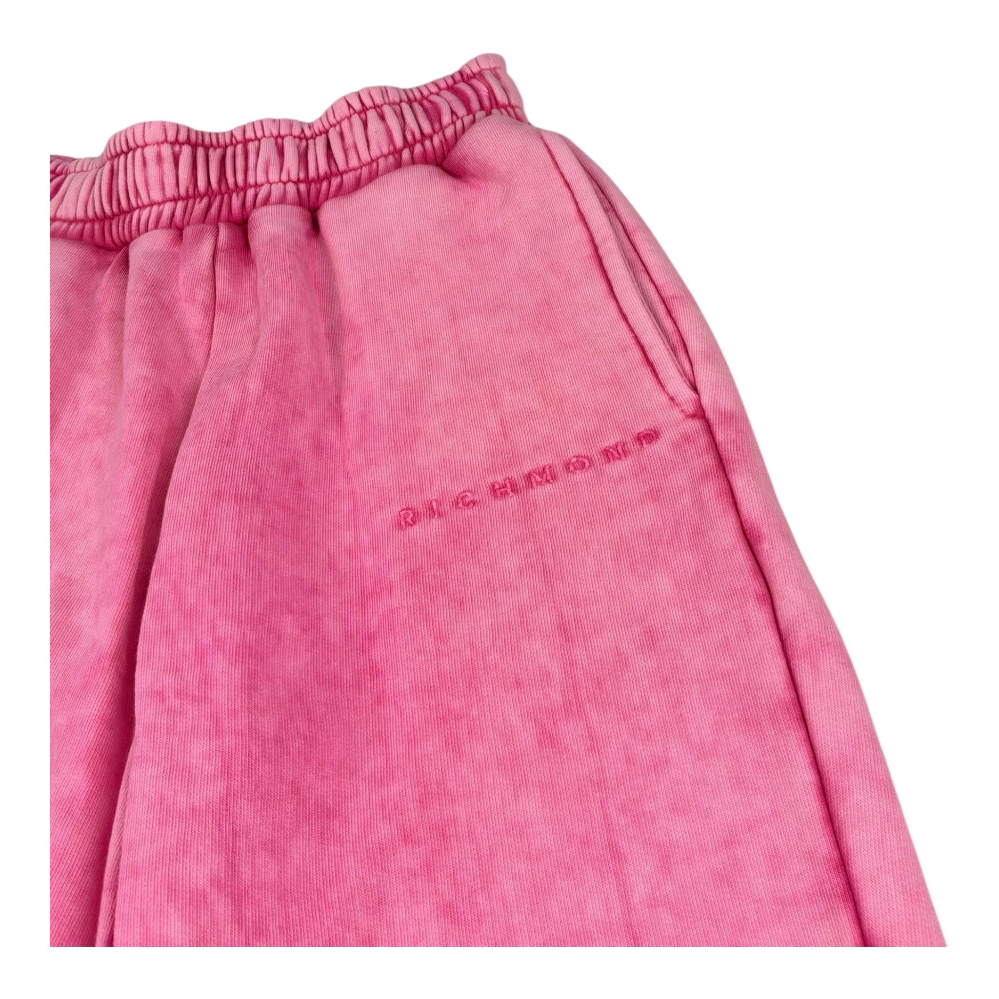John Richmond Pantalone Modello Tuta Tinta Unita con Elastico In Vita per Bambina RGP26158PA ROSA JOHN RICHMOND 