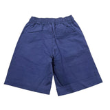 Cesare Paciotti Bermuda Tinta Unita con Elastico In Vita Blu per Bambino