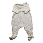 Petit Bateau Tutina Manica Lunga Tinta Uita Stampa Fantasia Panna per Neonata A09G701420 PANNA PETIT BATEAU 