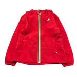 K-Way Giubbino Tinta Unita con Zip E Cappuccio per Bambino K2148PW ROSSO K-WAY 