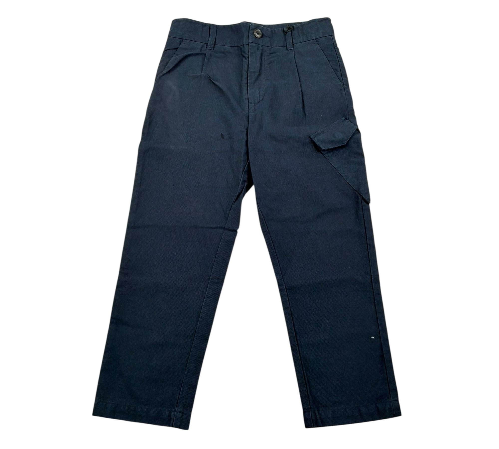 C.P. Company Pantalone Tinta Unita con Girovita Regolabile per Bambino CUP00Q BLU C.P. COMPANY 