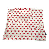 Whitewhale Telo Mare Con Stampa Cuori E Cappuccio Beige Per Bambina