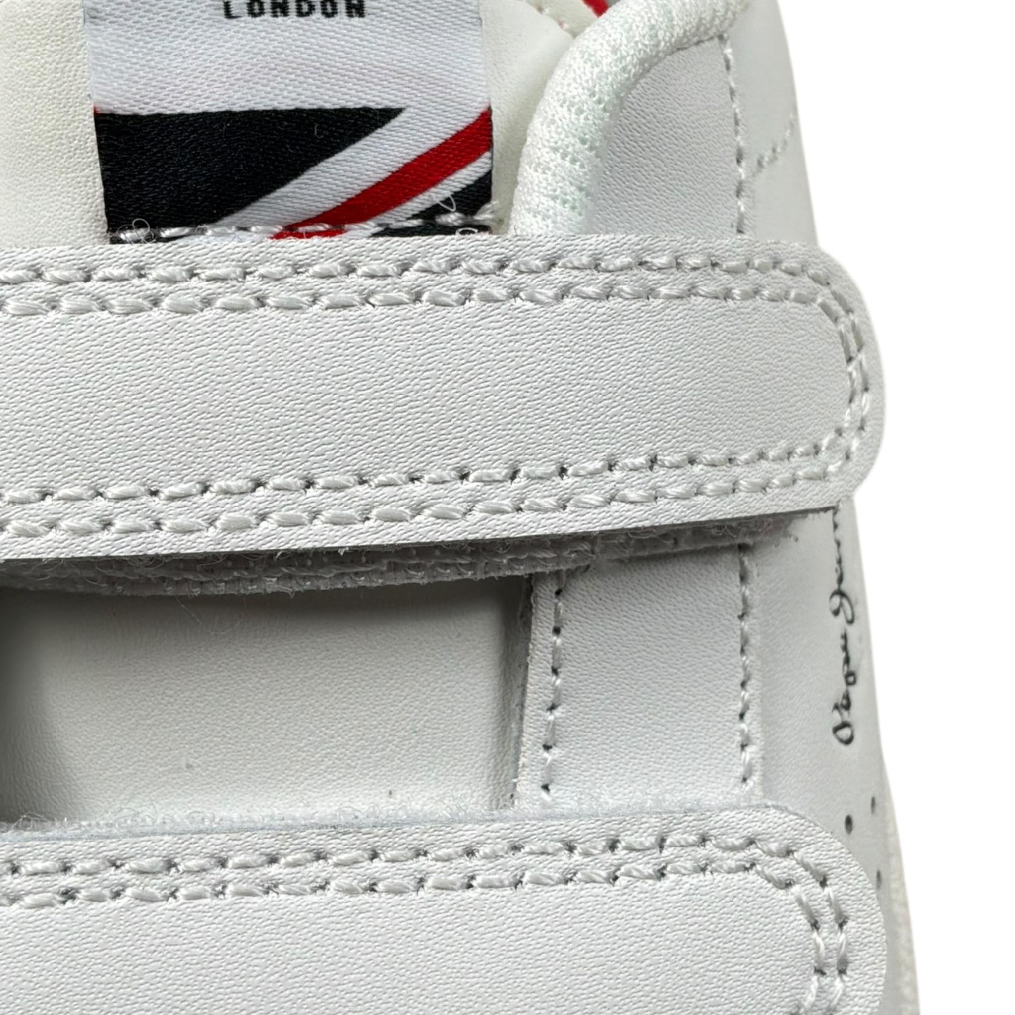 Pepe Feamo Sneakers Tinta Unita con Strappi per Bambino PBS00002 BIANCO PEPE JEANS 