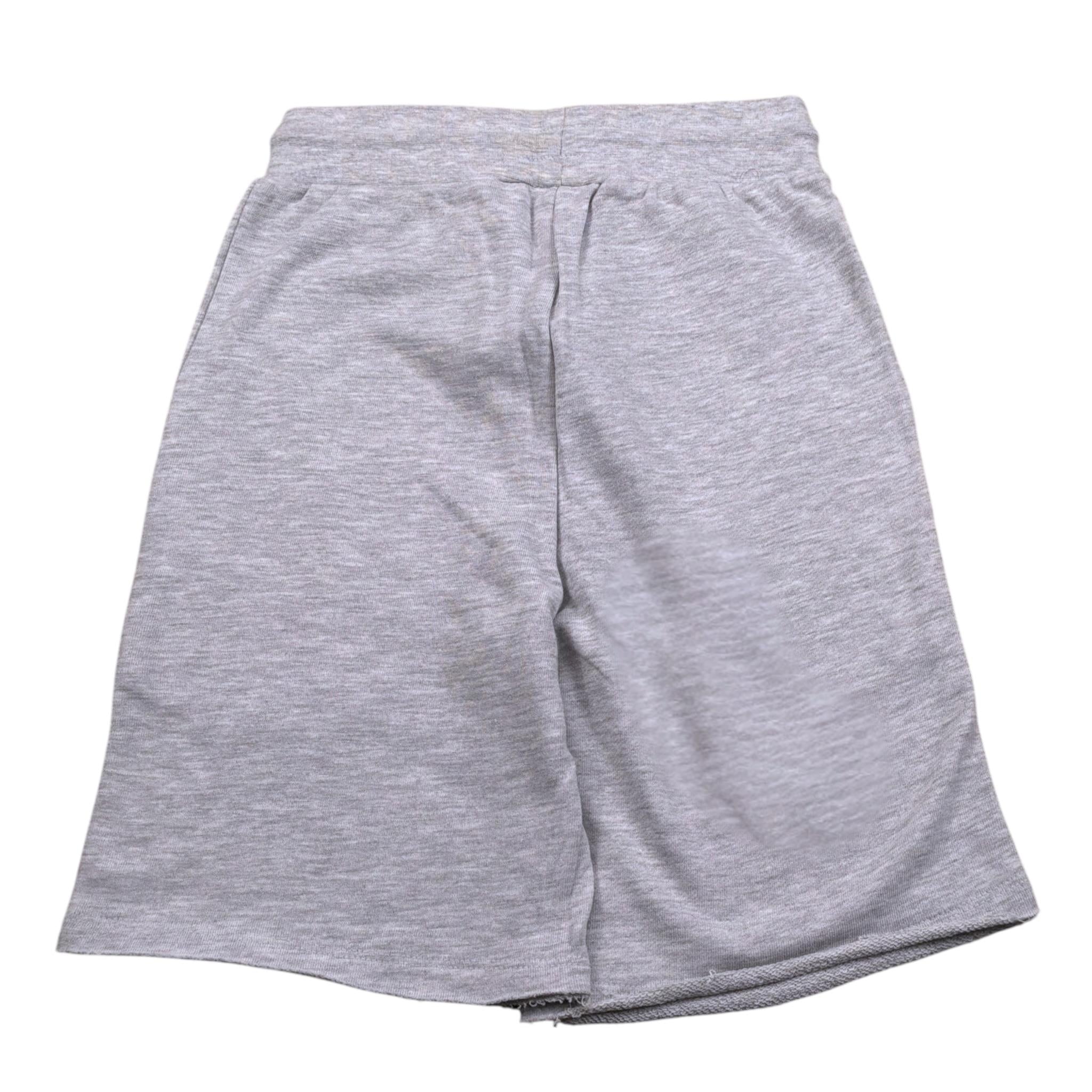 Diadora Bermuda Felpa tinta unita con Stampa Grigio per Bambino 033206 GRIGIO DIADORA 