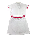 completo t-shirt tinta unita con stampa-gonna