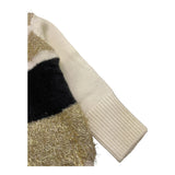 LIU JO maglia girocollo tinta unita con applicazioni Panna per Neonata KF4124 PANNA LIU JO 