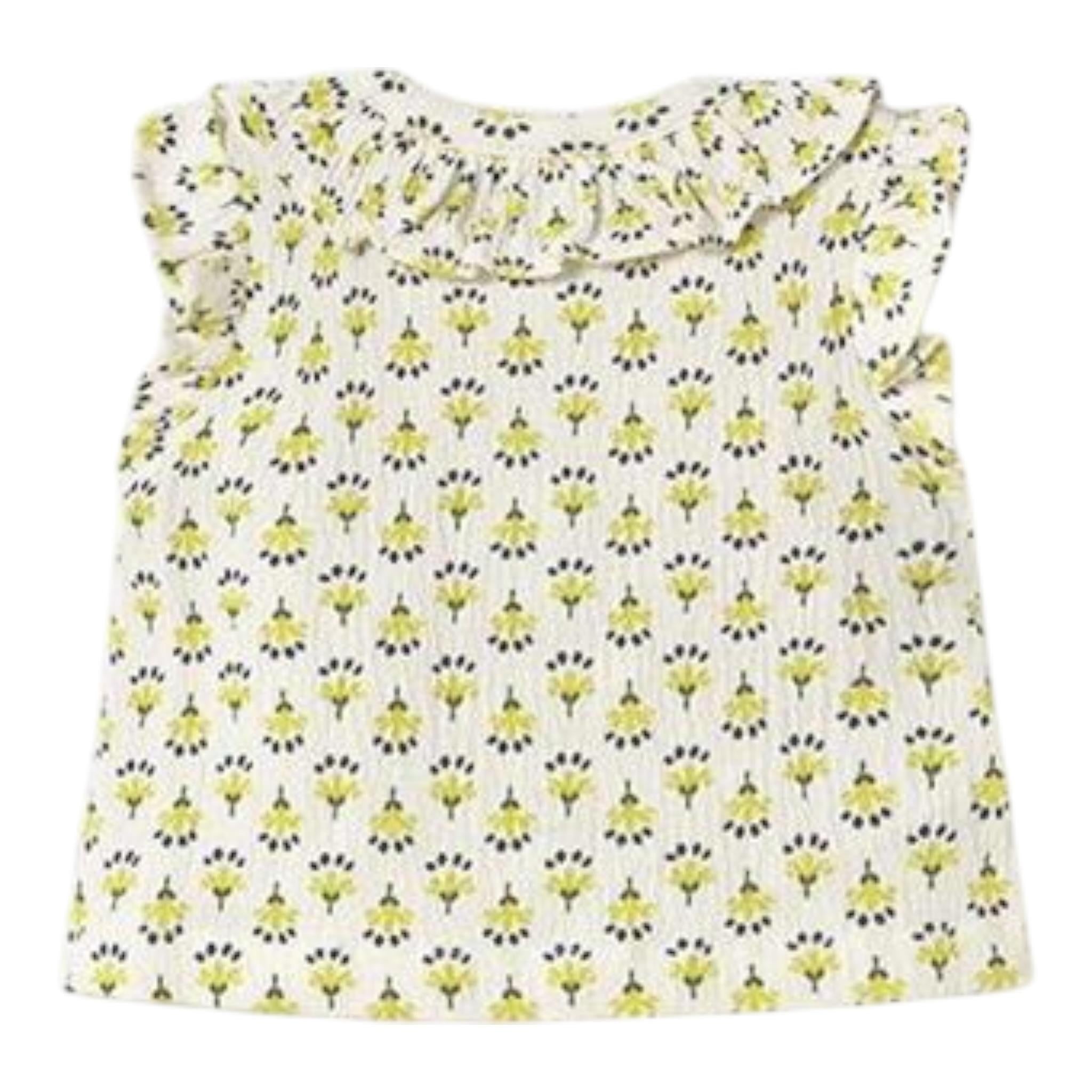 Mayoral Camicia Tinta Unita con Stampa per Bambina 1105J PANNA MAYORAL 