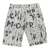 John Richmond Bermuda Tinta Unita Logato per Bambino RBO24168BE BIANCO JOHN RICHMOND 