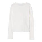 Twinset Maglia Tinta Unita con Logo per Bambina 251GJ3402 PANNA TWINSET 