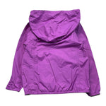 K-Way Giubbino Reversibile con Zip E Cappuccio per Bambina K61313W VIOLA/GRIGIO K-WAY 