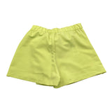 Please Short Tinta Unita Modello Gonna per Bambina RE05132G73 VERDE PLEASE 