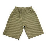 La Stupenderia Bermuda Tinta Unita con Elastico In Vita per Bambino TCBR73 VERDE LA STUPENDERIA 