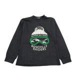 NEVER TOO shirt girocollo tinta unita con stampa Nero per Bambino NT2164B NERO NEVER TOO 