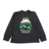 NEVER TOO shirt girocollo tinta unita con stampa Nero per Bambino NT2164B NERO NEVER TOO 