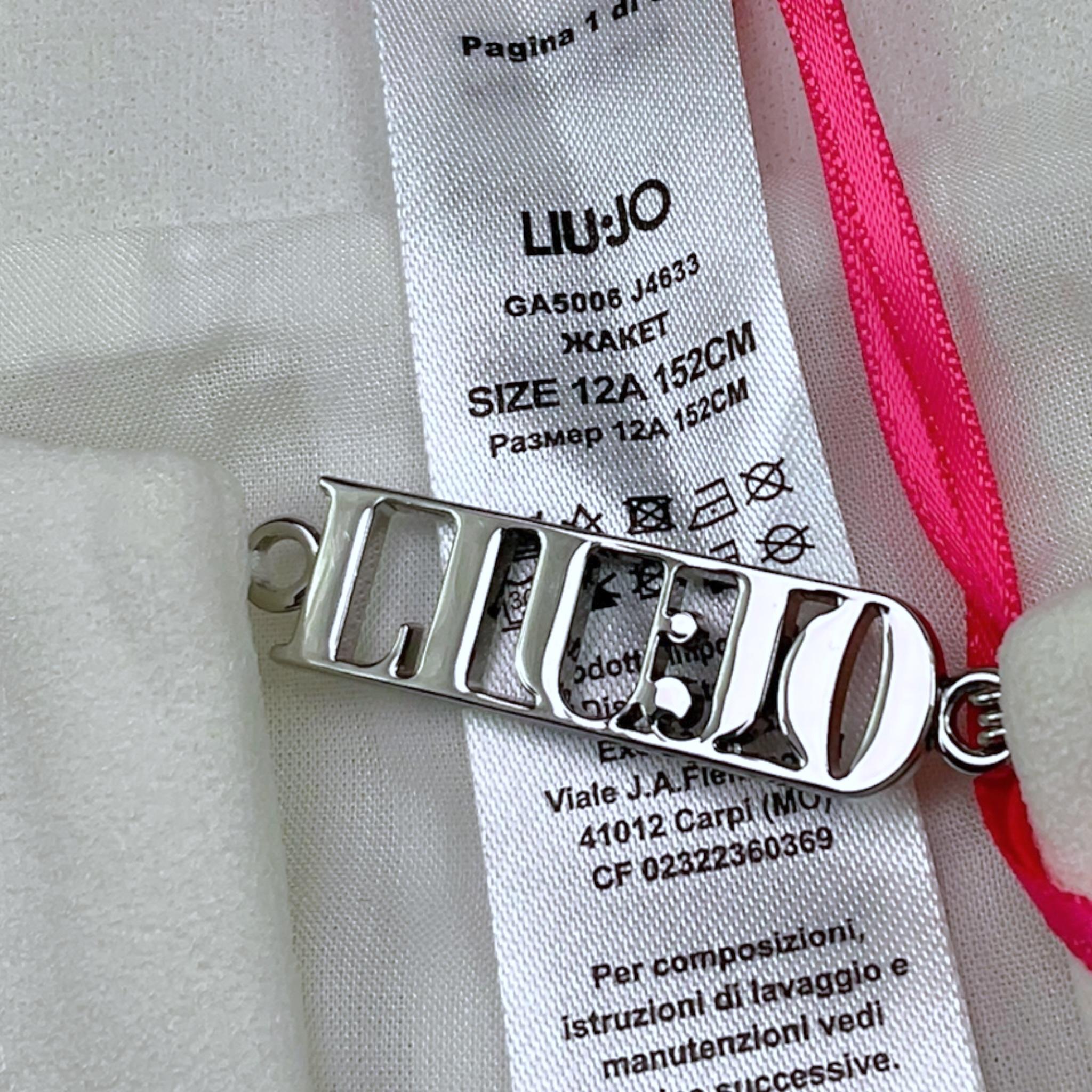 Liu Jo Coprispalle Tinta Unita con Logo per Bambina GA5006 BIANCO LIU JO 