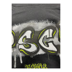 DISCLAIMER felpa tinta unita con cappuccio e stampa Nero per Bambino 24IDK58234 NERO DISCLAIMER 