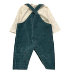 LALALU' completo 2 pezzi shirt-salopette Verde per Neonato SLTL2N VERDE LALALU' 