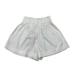 Mariuccia Short Tinta Unita con Elastico In Vita per Bambina MMBP329 BIANCO MARIUCCIA 