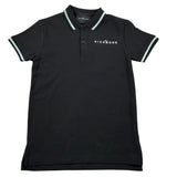 John Richmond Polo Mezza Manica Tinta Unita con Logo per Bambino RBP26022PO NERO JOHN RICHMOND 