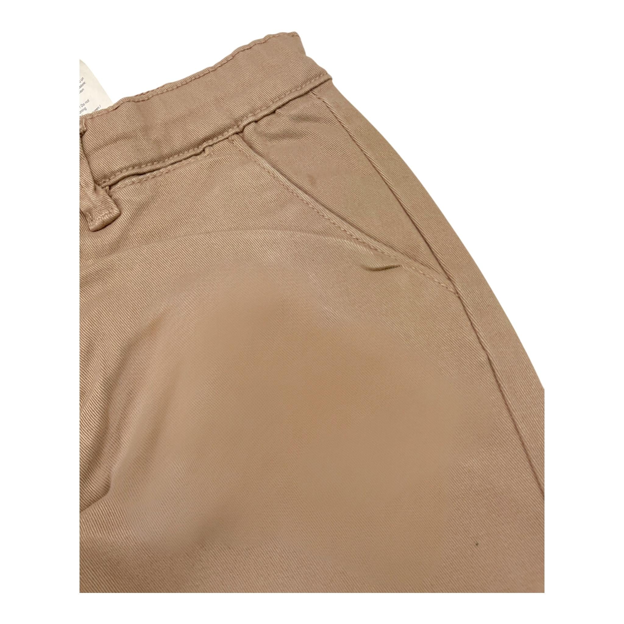 SARABANDA pantalone tinta unita con girovita regolabile Fango per Bambino 05163 FANGO SARABANDA 