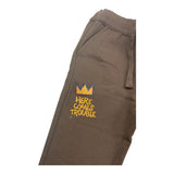 I DO pantalne tuta tinta unita cn elastic in vita Marrone per Neonato 4A509 MARRONE I DO 