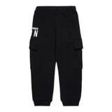 DSQUARED2 pantalone modello tuta tinta unita con stampa Nero per Bambino DQ2669 NERO DSQUARED2 