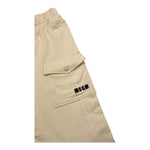 MSGM pantalone tuta tinta unita cn tasconi Panna per Neonato F4MSNBF265 PANNA MSGM 