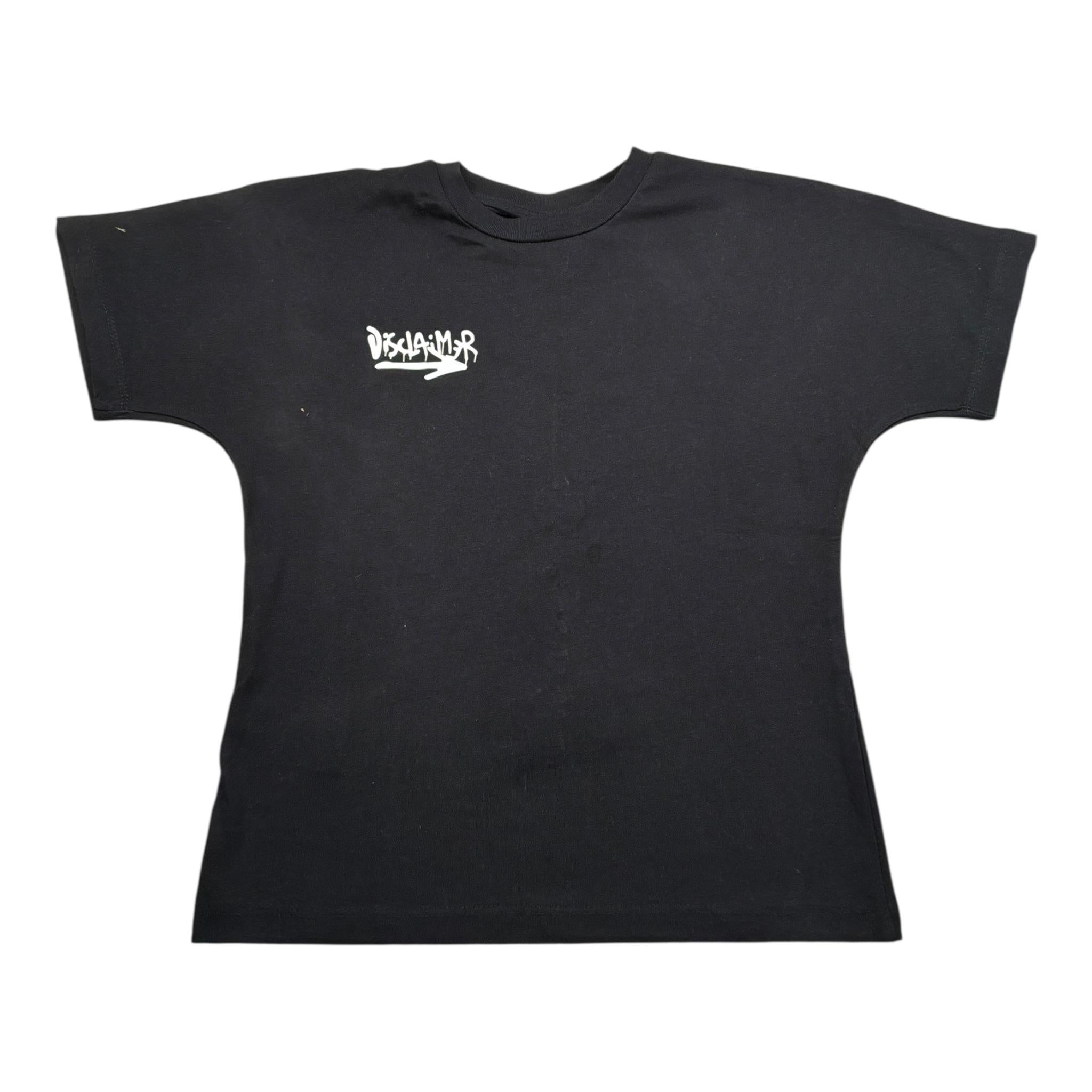 Disclaimer T-Shirt tinta unita con Stampa Nero per Bambino 23EDK53826 NERO DISCLAIMER 