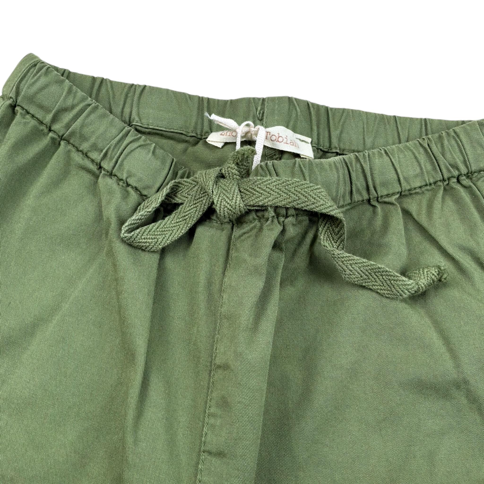 Zhoe & Tobiah Bermuda Tinta Unita con Elastico In Vita per Neonato J&P14MN VERDE ZHOE & TOBIAH 