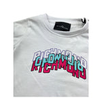 John Richmond T-Shirt Girocollo Tinta Unita con Logo per Neonata RIP26085TS BIANCO JOHN RICHMOND 