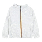 K-Way Giubbino Tinta Unita con Cappuccio per Bambina K6121UW BIANCO K-WAY 